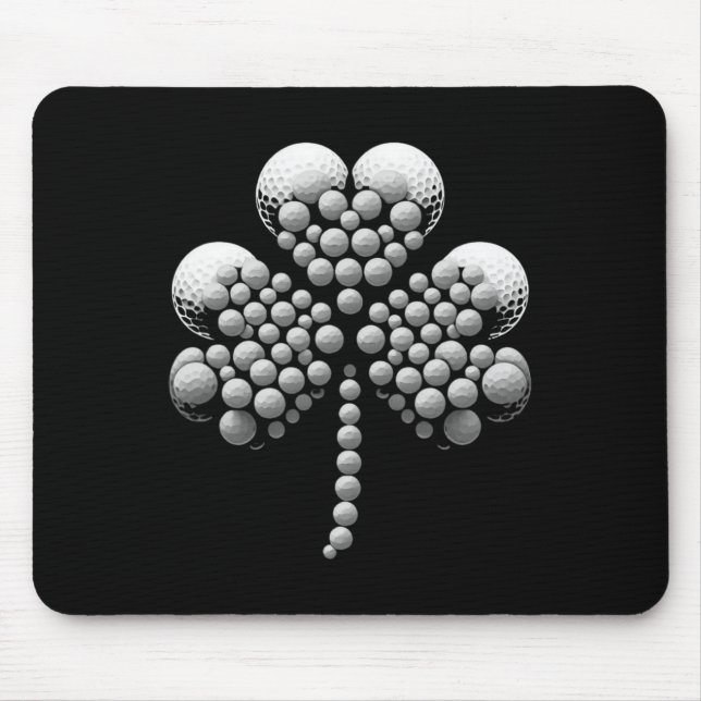 Golf St Patricks Day Golf Irish Golfing 2  Mouse Mat (Front)