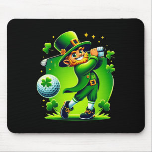Golf St Patricks Day Golf Irish Golfing Mouse Mat