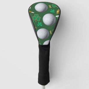 Golf St. Patrick's Day with Golf ball for Golfer Head Cover