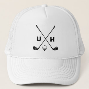 Golf Sticks with Monogram Trucker Hat