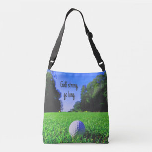 Golf strong go long grass golf ball crossbody bag
