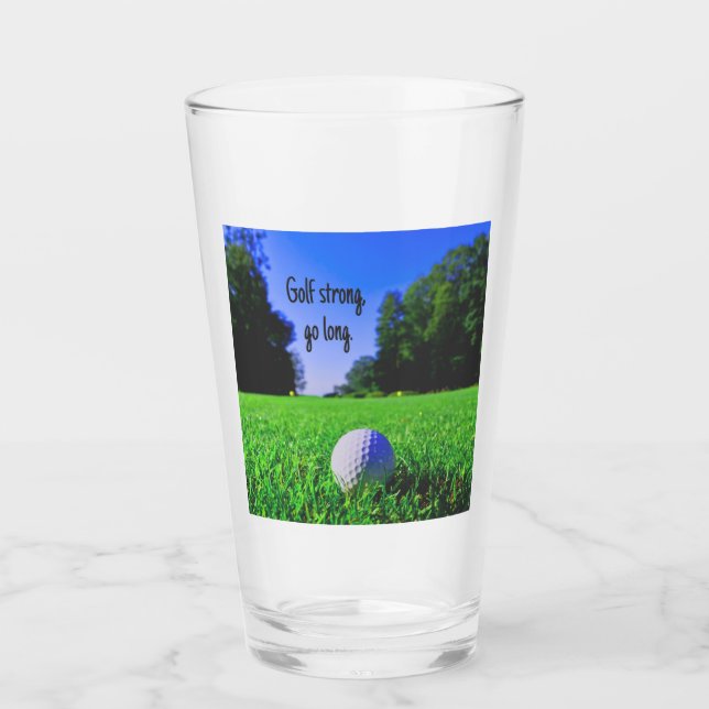 Golf strong go long grass golf ball glass (Front)