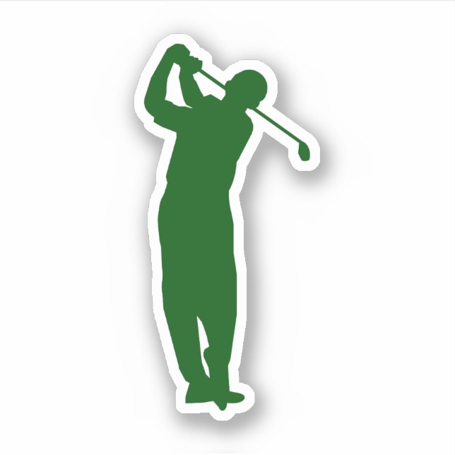 Golf Swing Action Figure Shape (Front)
