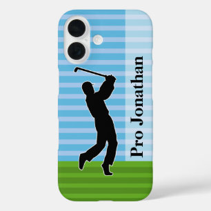 Golf Swing Silhouette iPhone 16 Case