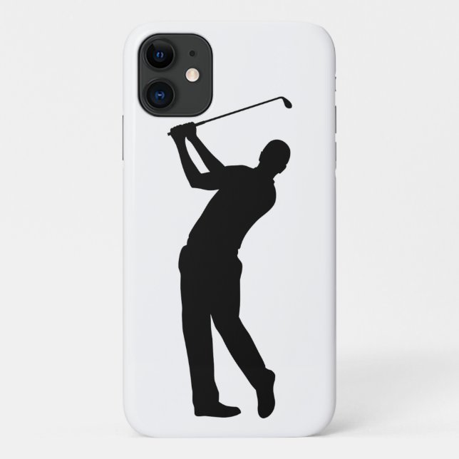 Golf Swing Silhouette Case-Mate iPhone Case (Back)