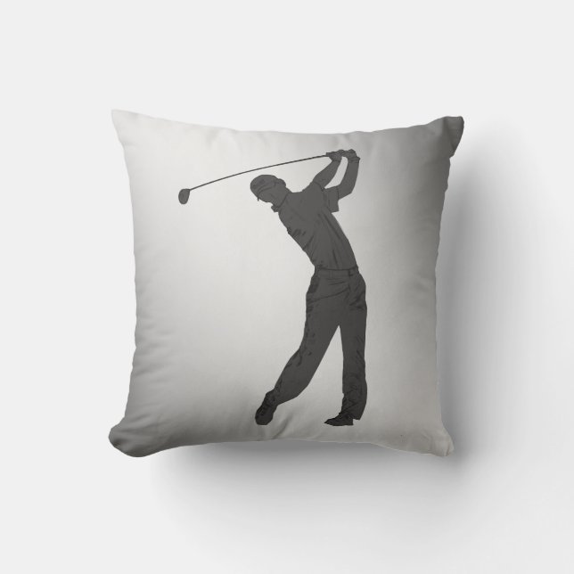 Golf Swinger Customisable Cushion (Front)