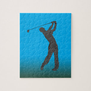 Golf Swinger Customisable Jigsaw Puzzle