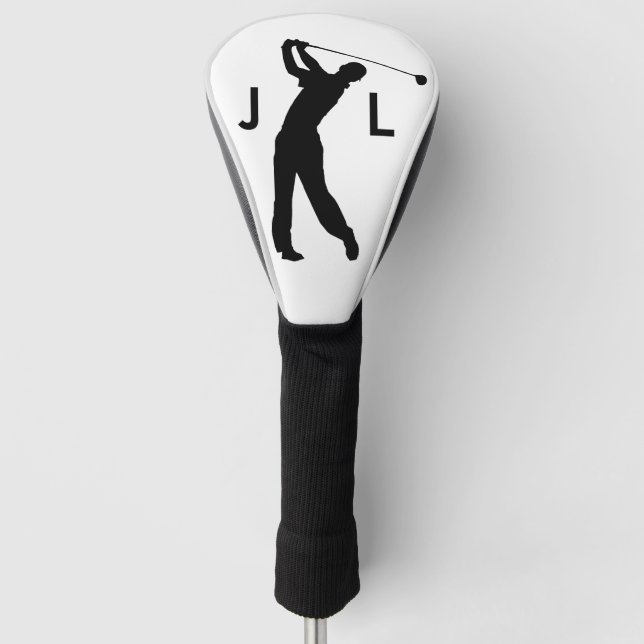 Golf Swinger Customisable Monogram Golf Head Cover (Front)