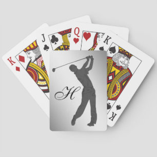 Golf Swinger Customisable Playing Cards