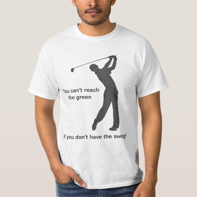 Golf Swinger Customisable T-Shirt (Front)