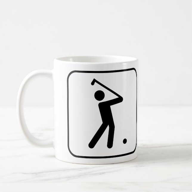 Golf Symbol Mug (Left)