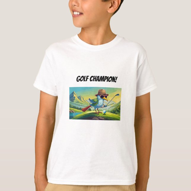 Golf t-shirt for kids (Front)