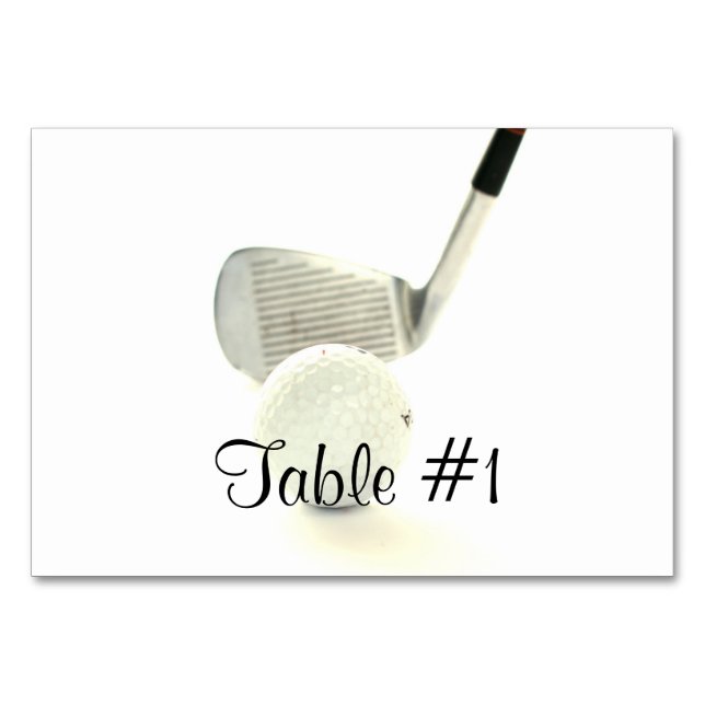 Golf Table Number (Front)