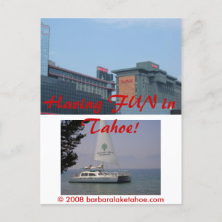 Golf Tahoe Postcard "Golfing in Tahoe Collection"