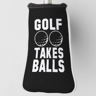Golf Takes Balls Head Cover