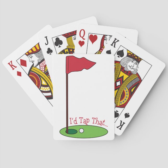 Golf Tap Playing Cards (Back)