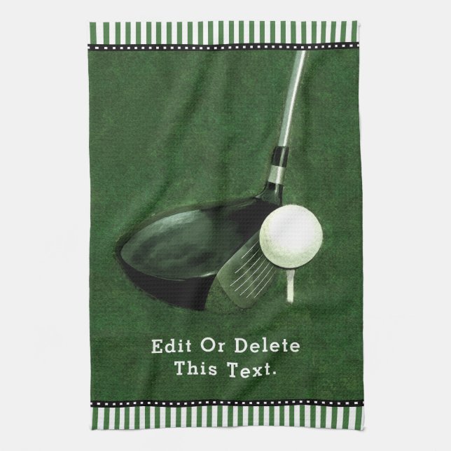 Golf Tea Towel (Vertical)