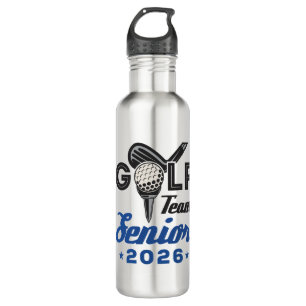 Golf Team Senior 2026 Graduating Golfer 710 Ml Water Bottle