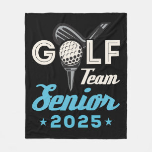 Golf Team Senior Class of 2025 Golfer Fleece Blanket