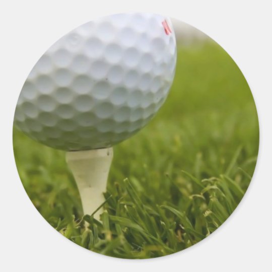 Golf Tee Design Sticker