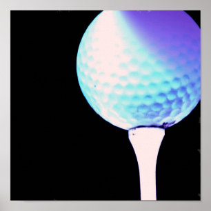 Golf Tee Poster Print