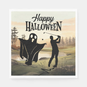 Golf Tee-rific Halloween: Golf Equipment Napkins