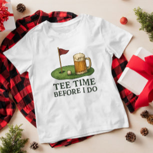 Golf Tee Time Before I Do Golf Bachelor Party