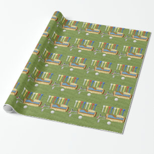 Golf Tees and Bag Wrapping Paper