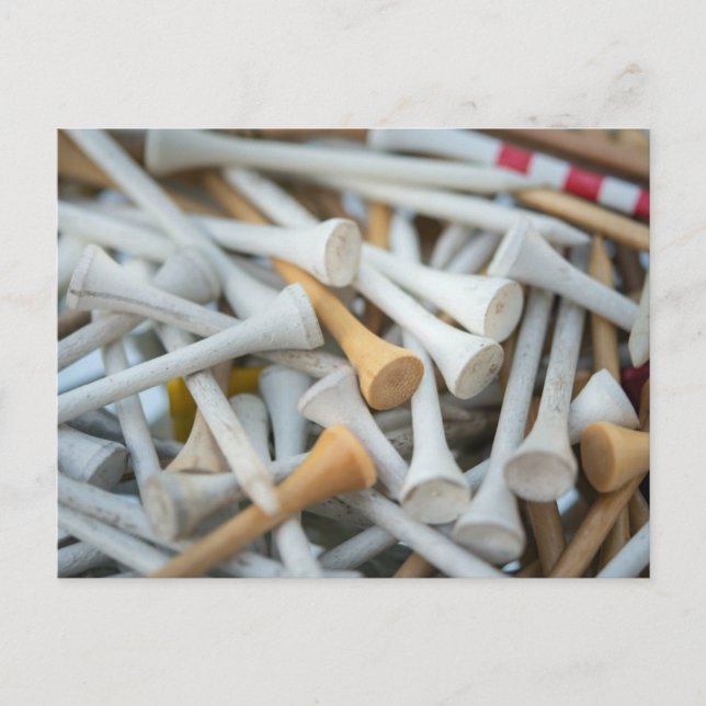 Golf Tees Postcard (Front)