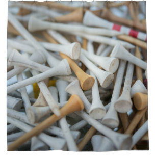 Golf Tees Shower Curtain