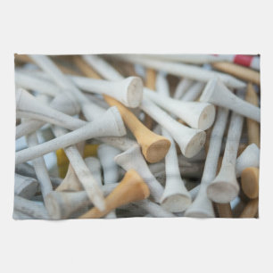 Golf Tees Tea Towel