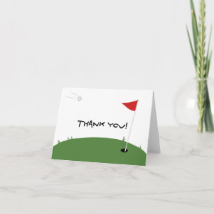 Golf Thank You Card