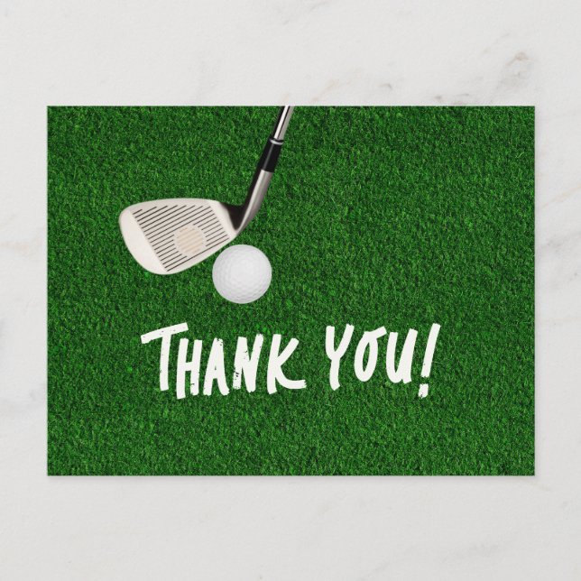 Golf  Thank you card  (Front)