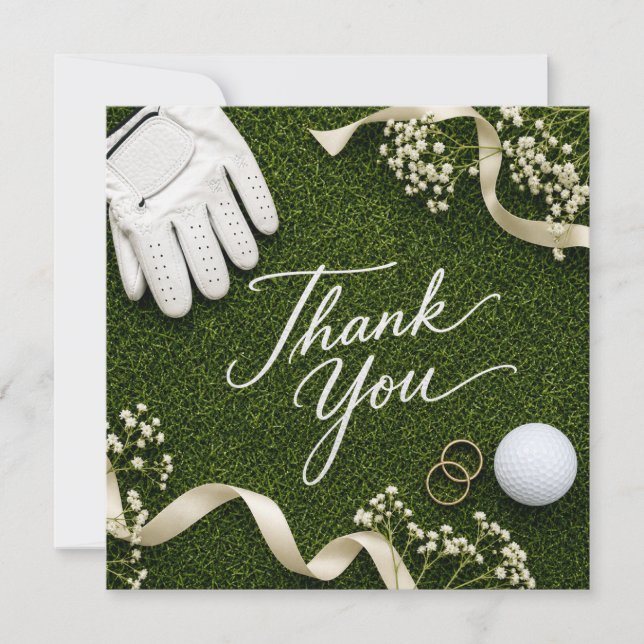 Golf thank you card  (Front)