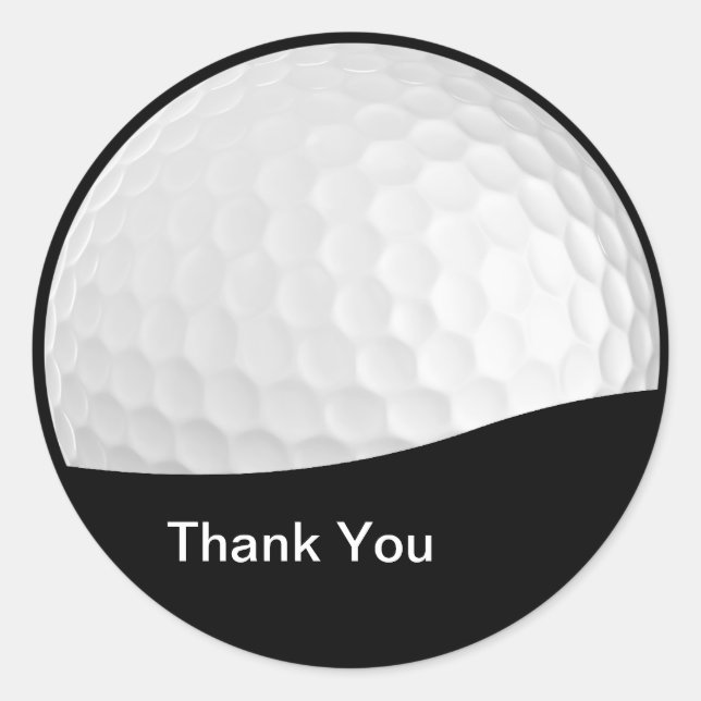 Golf Thank You Stickers (Front)