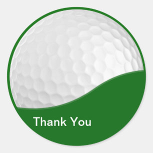 Golf Thank You Stickers