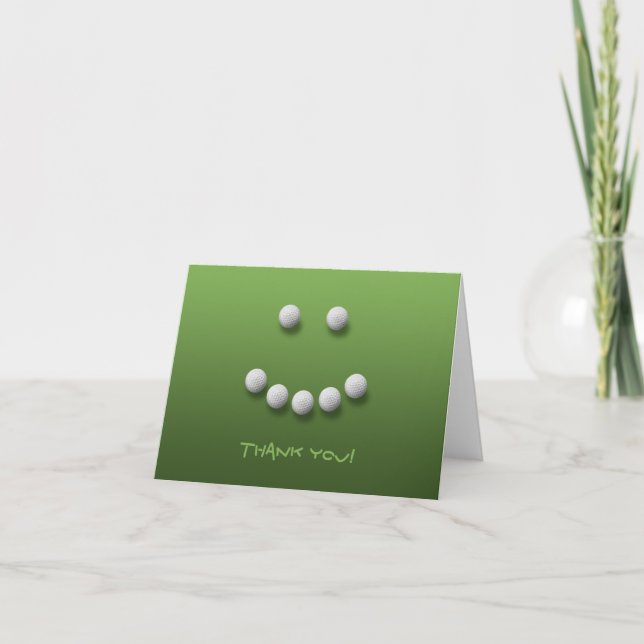 Golf Thank You! You Card (Front)