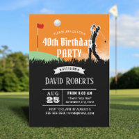Golf Theme Adult 40th Birthday Party