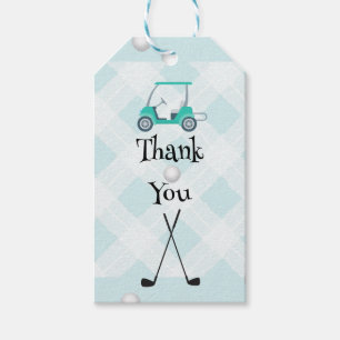 Golf theme birthday bundle gift tags