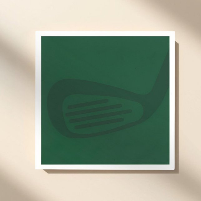 Golf Theme Birthday Party Napkins (golf party napkins, golf birthday napkins, golf theme party supplies, golf party decorations, golf t)