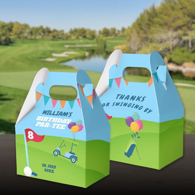 Golf Theme Birthday Party Partee Favour Box (Golf Theme Birthday Party Partee Favor Boxes)
