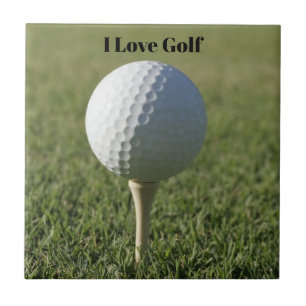 Golf Theme Ceramic Tile