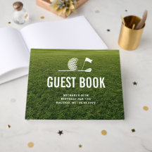 Golf Theme Golfer Party Minimalist 30th Birthday