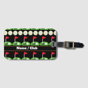 Golf Theme Luggage Tag