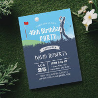 Golf Theme Outdoor 40th Birthday Party