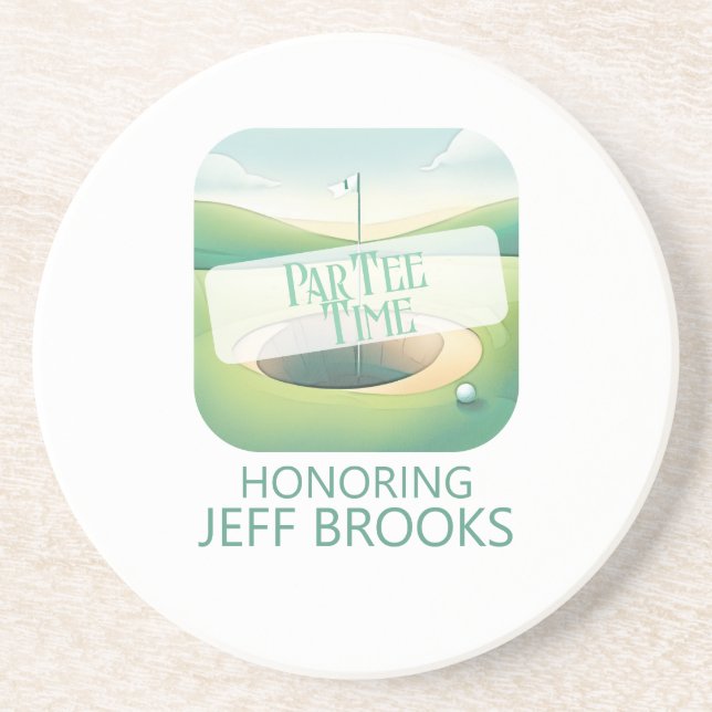 Golf Theme Party Coaster (Front)