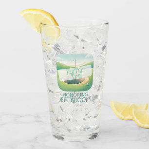 Golf Theme Party Glass