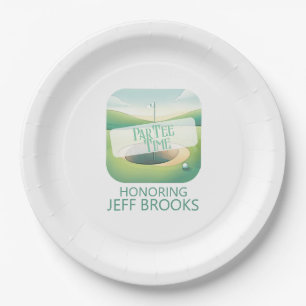 Golf Theme Party Paper Plate