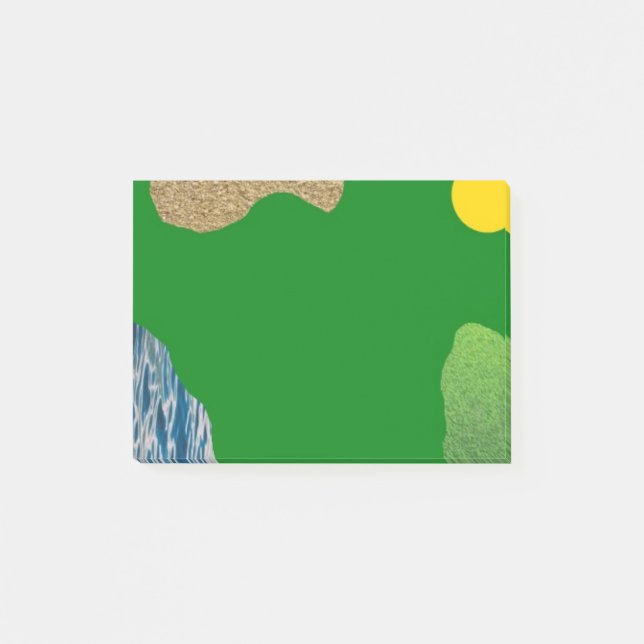 Golf themed 3x4 post it notes (Front)