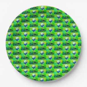 Golf Themed Birthday or Celebration Plates